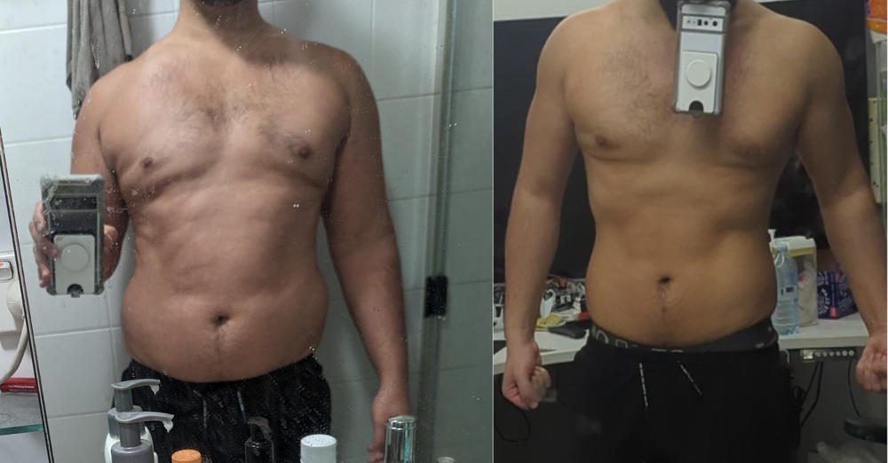 Customer progress photo shared with a NOCTA review